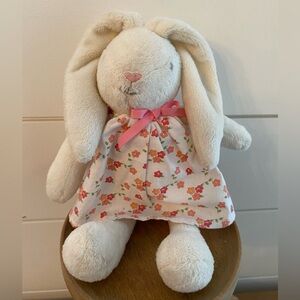 M&S Adorable Springtime Soft Fuzzy Stuffed Easter Bunny Stuffed Animal Decor
